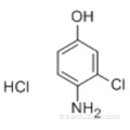 Fenol, 4-amino-3-kloro-, hidroklorür (1: 1) CAS 52671-64-4
